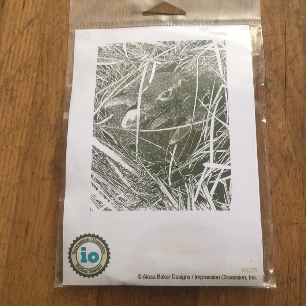 NWT bunny stamp